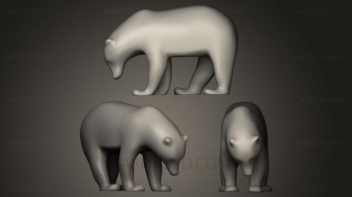 Animal figurines (STKJ_0096) 3D model for CNC machine